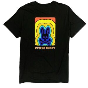 Psycho Bunny T-Shirt - Chelton - Black - Men size 2 /xxsmall